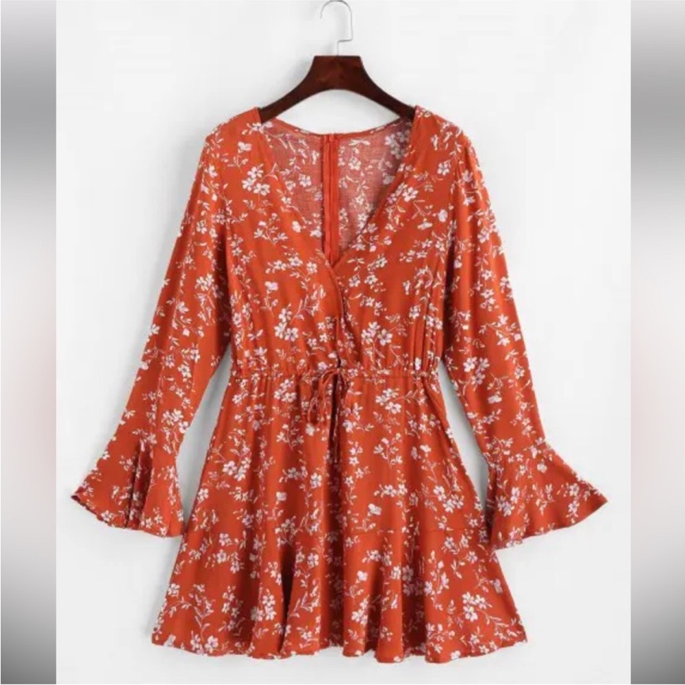 Floral mini dress